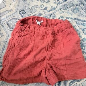 Madewell Pink High Waist Gauze Shorts